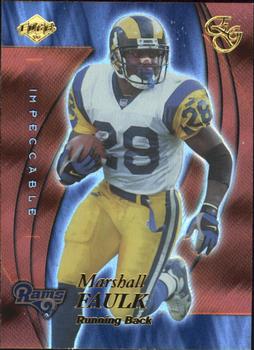 2000 Collector's Edge EG - Impeccable #I16 Marshall Faulk Front
