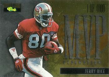 1995 Pro Line - MVP Redemptions (PR4000) #MVP 30 Jerry Rice Front