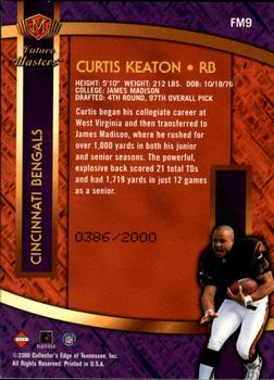 2000 Collector's Edge Masters - Future Masters Gold #FM9 Curtis Keaton Back
