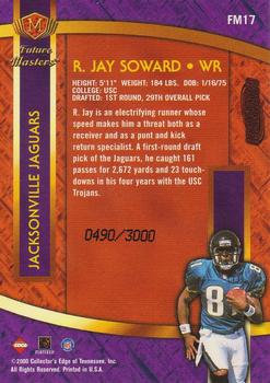 2000 Collector's Edge Masters - Future Masters Silver #FM17 R.Jay Soward Back