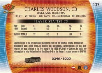 2000 Collector's Edge Masters - HoloSilver #137 Charles Woodson Back