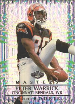 2000 Collector's Edge Masters - HoloSilver #213 Peter Warrick Front