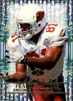 2000 Collector's Edge Masters - Retail #4 Frank Sanders Front