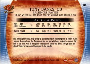 2000 Collector's Edge Masters - Retail #10 Tony Banks Back