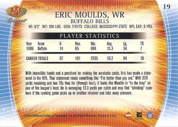 2000 Collector's Edge Masters - Retail #19 Eric Moulds Back