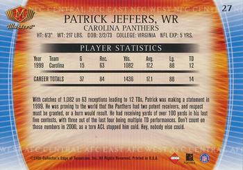 2000 Collector's Edge Masters - Retail #27 Patrick Jeffers Back