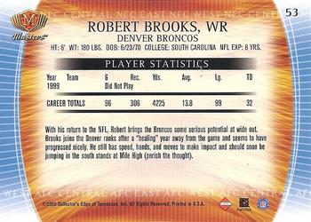 2000 Collector's Edge Masters - Retail #53 Robert Brooks Back