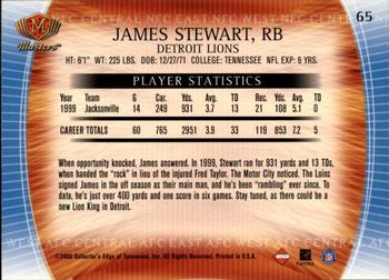 2000 Collector's Edge Masters - Retail #65 James Stewart Back