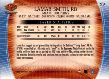 2000 Collector's Edge Masters - Retail #99 Lamar Smith Back