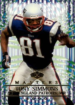 2000 Collector's Edge Masters - Retail #115 Tony Simmons Front