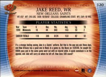 2000 Collector's Edge Masters - Retail #120 Jake Reed Back