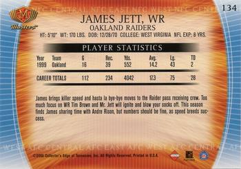 2000 Collector's Edge Masters - Retail #134 James Jett Back