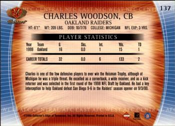 2000 Collector's Edge Masters - Retail #137 Charles Woodson Back