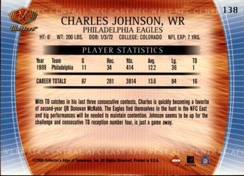 2000 Collector's Edge Masters - Retail #138 Charles Johnson Back