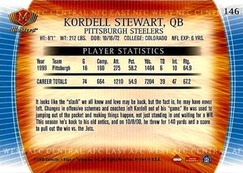 2000 Collector's Edge Masters - Retail #146 Kordell Stewart Back