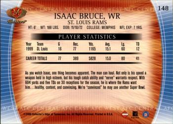 2000 Collector's Edge Masters - Retail #148 Isaac Bruce Back