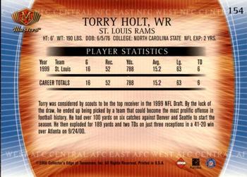 2000 Collector's Edge Masters - Retail #154 Torry Holt Back