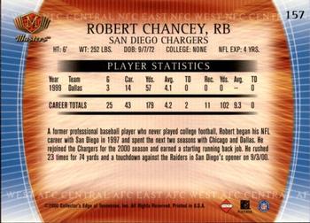 2000 Collector's Edge Masters - Retail #157 Robert Chancey Back