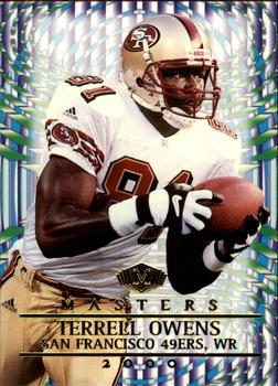 2000 Collector's Edge Masters - Retail #166 Terrell Owens Front