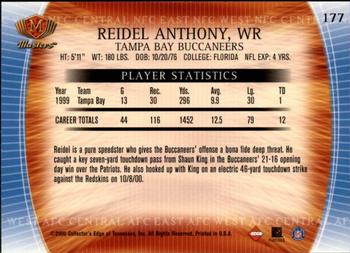 2000 Collector's Edge Masters - Retail #177 Reidel Anthony Back