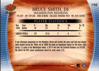 2000 Collector's Edge Masters - Retail #198 Bruce Smith Back
