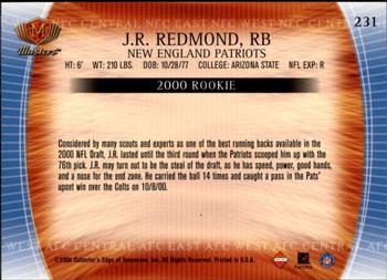 2000 Collector's Edge Masters - Retail #231 J.R. Redmond Back