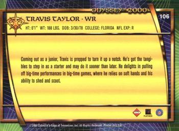 2000 Collector's Edge Odyssey - Retail #106 Travis Taylor Back