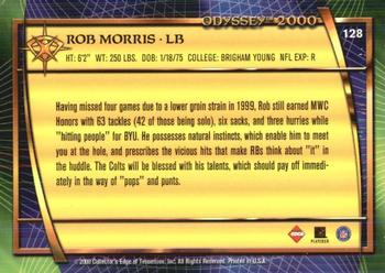 2000 Collector's Edge Odyssey - Retail #128 Rob Morris Back