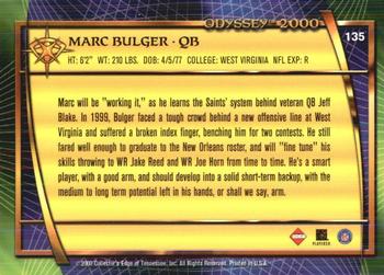 2000 Collector's Edge Odyssey - Retail #135 Marc Bulger Back