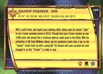 2000 Collector's Edge Odyssey - Retail #149 Danny Farmer Back