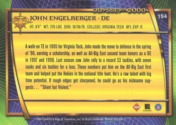 2000 Collector's Edge Odyssey - Retail #154 John Engelberger Back