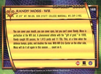 2000 Collector's Edge Odyssey - Retail #168 Randy Moss Back