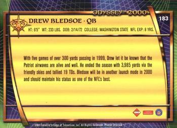 2000 Collector's Edge Odyssey - Retail #183 Drew Bledsoe Back