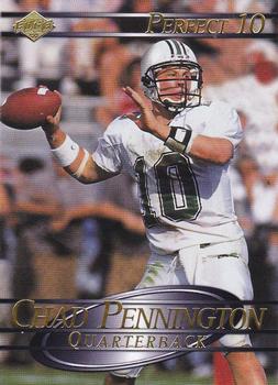 2000 Collector's Edge Supreme - Perfect Ten #7 Chad Pennington Front