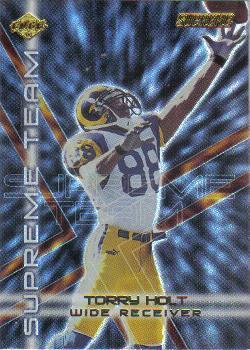 2000 Collector's Edge Supreme - Supreme Team #ST18 Torry Holt Front