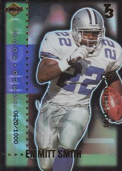 2000 Collector's Edge T3 - Edge Quest #EQ7 Emmitt Smith Front