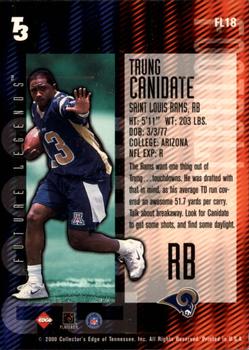 2000 Collector's Edge T3 - Future Legends #FL18 Trung Canidate Back