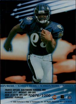 2000 Collector's Edge T3 - Heir Force #HF4 Travis Taylor Back