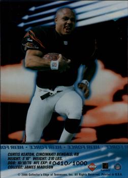 2000 Collector's Edge T3 - Heir Force #HF8 Curtis Keaton Back