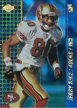 2000 Collector's Edge T3 - HoloPlatinum #126 Jerry Rice Front