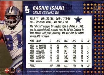2000 Collector's Edge T3 - Retail #38 Raghib Ismail Back