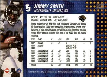 2000 Collector's Edge T3 - Retail #63 Jimmy Smith Back