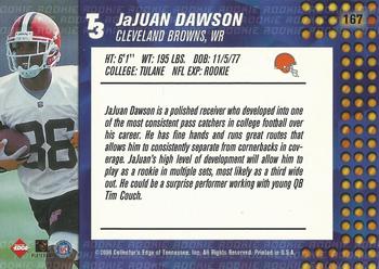2000 Collector's Edge T3 - Retail #167 JaJuan Dawson Back