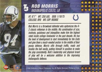 2000 Collector's Edge T3 - Retail #181 Rob Morris Back