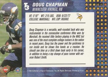 2000 Collector's Edge T3 - Retail #189 Doug Chapman Back