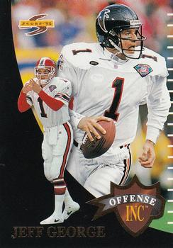 1995 Score - Offense Inc #OF20 Jeff George Front