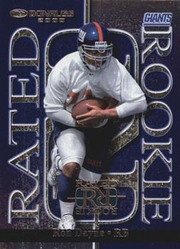 2000 Donruss - Rated Rookies #RR-6 Ron Dayne Front