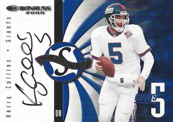 2000 Donruss - Signature Series Blue #NNO Kerry Collins Front
