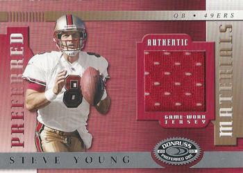 2000 Donruss Preferred - Materials #PM-41 Steve Young Front