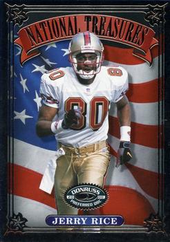 2000 Donruss Preferred - National Treasures #NT-28 Jerry Rice Front